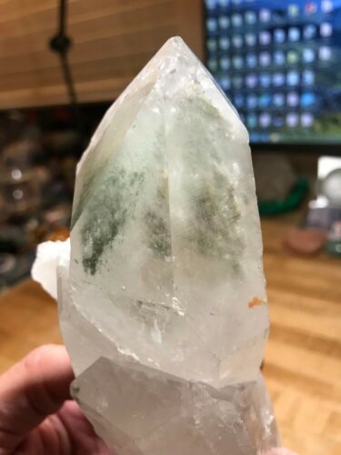 Clear Quartz Rare Phantom Lodolite Crystal Floater Multi Points Specimen 559 - Picture 2 of 12