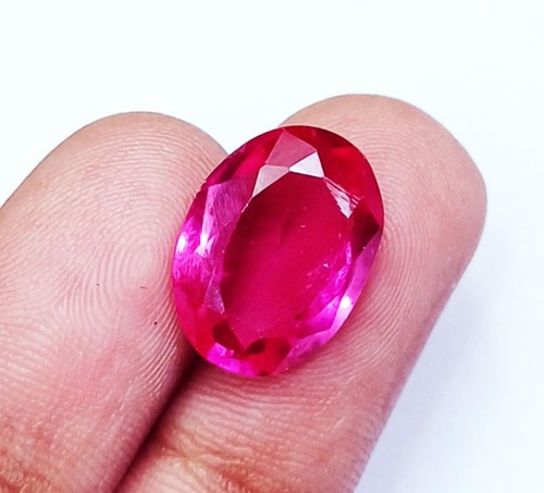 6.55 Ct Natural Pink Sapphire Oval Shape Certified Loose Gemstone With Free Gift - Picture 3 of 5