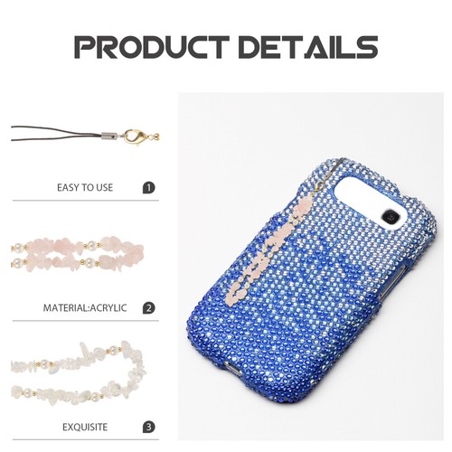 5 PCS Mobile Phone Chain Ladies Colorful Beaded Lanyard Charms Strap Aesthetic - 第 11/12 張圖片