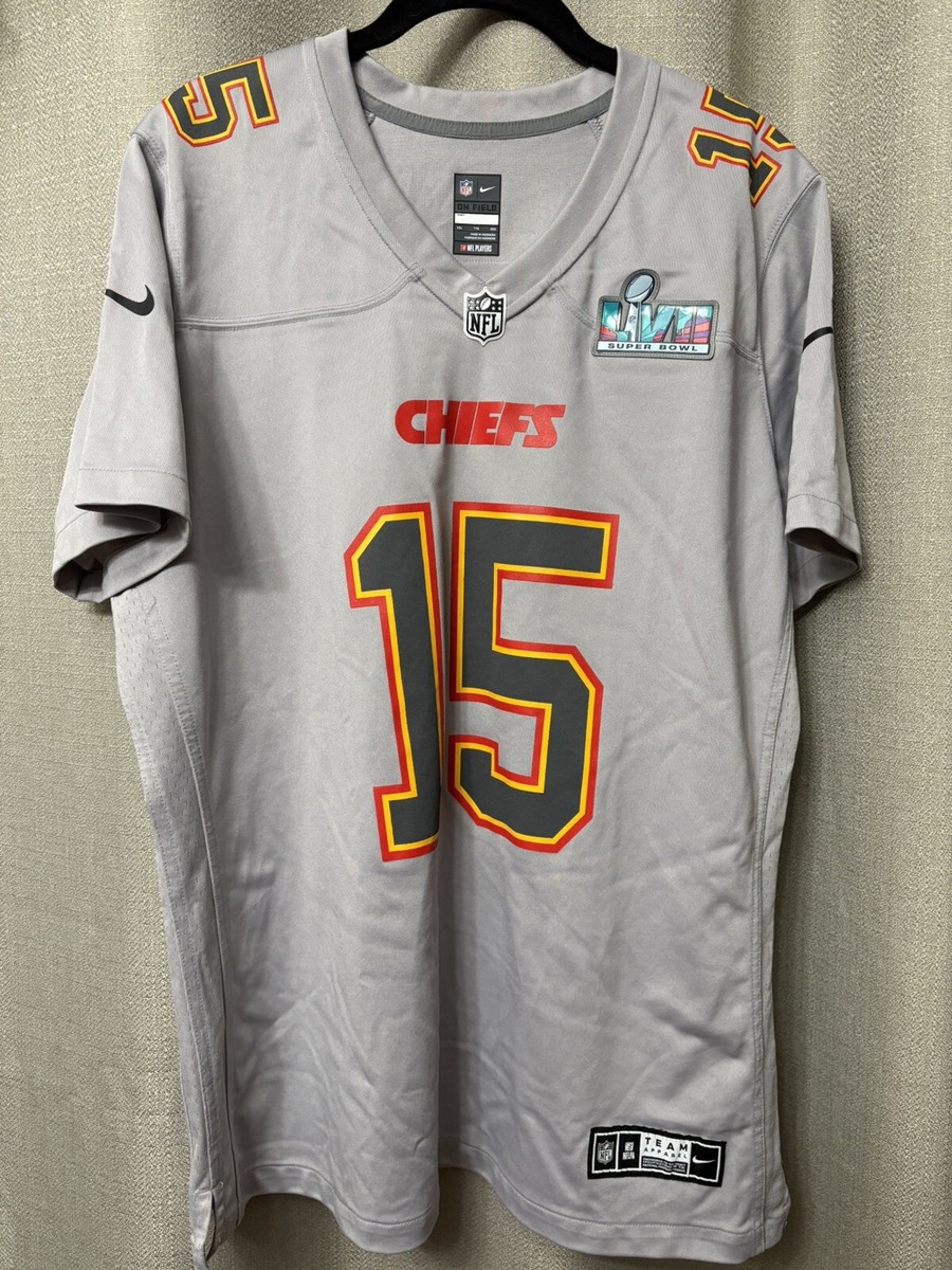 Nike Kansas City Chiefs Patrick Mahomes Gray Super Bowl LVII