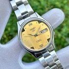 Vintage Seiko 5 Automatic Golden Sunbeam Elegance Dial Japan Men Watch 7S26-3100