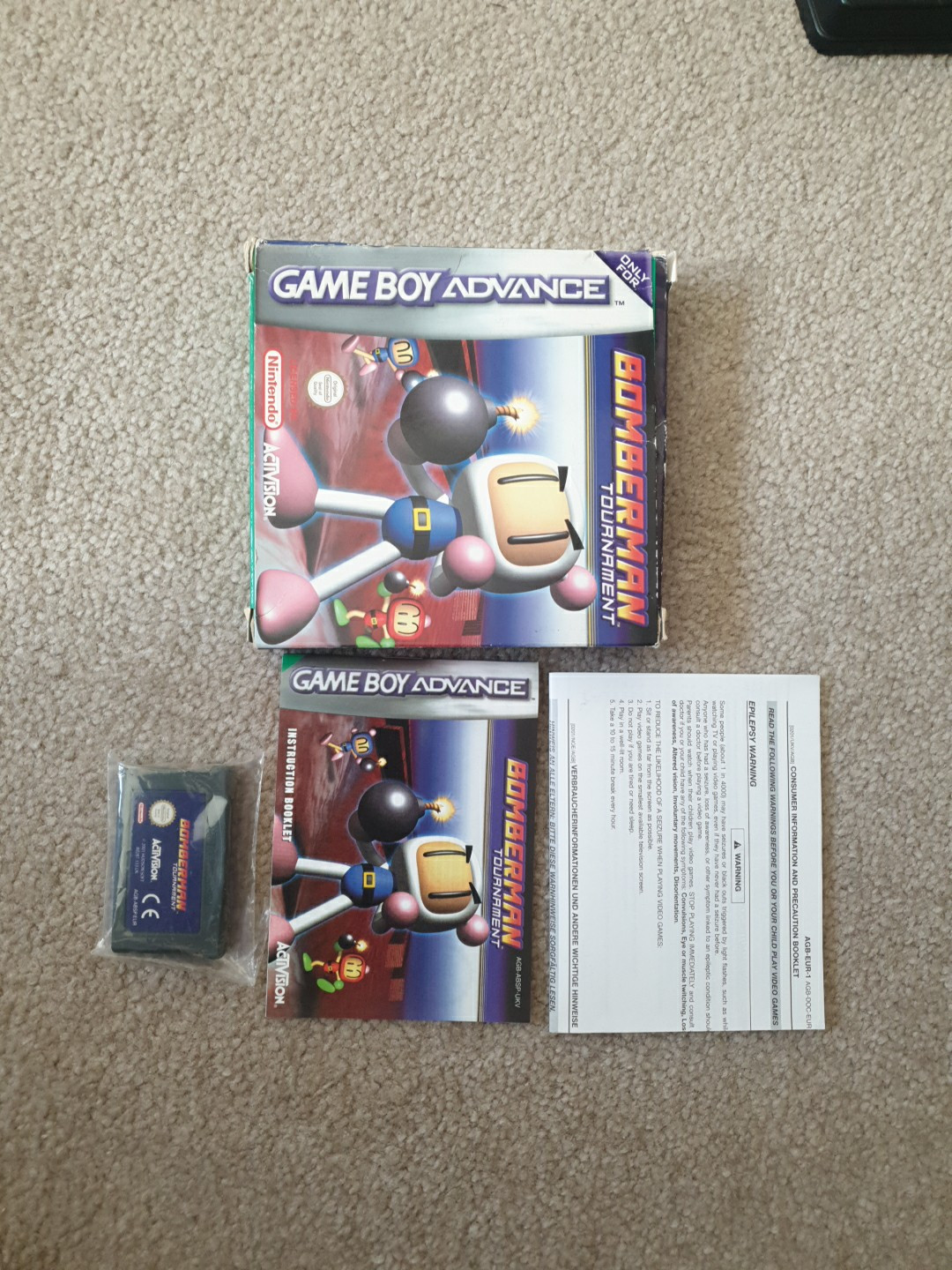 Bomberman Tournament Game Boy Advance Mint Game And Manuals 