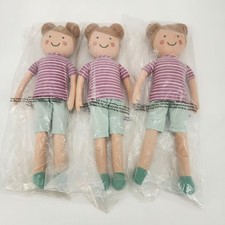 3 Pillowfort Decorative Kids Pillow Pal Striped Purple 100 Cotton 20in Dolls