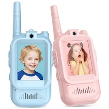 Walkie Talkies for Pack of 2, Rechargeable Long Range 2 Way Radios Toys for B...
