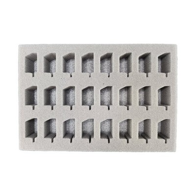 Battle Foa Carrying Case/  24 Medusa and Basilisk Batteries Foam Tray (BFS New