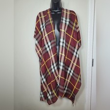 NWT Jessica McClintock Plaid Kimono