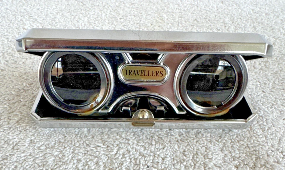 VTG Travellers Coated Lens Binoculars Opera Glasses Sports Events 2.5x Red Japan - Image 2 of 4