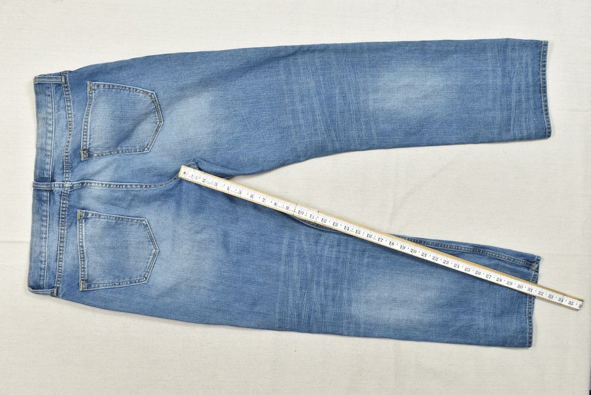 Banana Republic Vintage Straight Fit Jeans Men's 35x32 Medium Wash