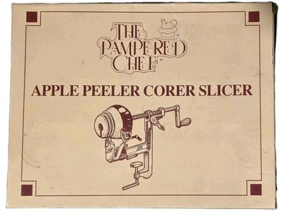 Vintage The Pampered Chef Apple Peeler Corer Slicer 2430