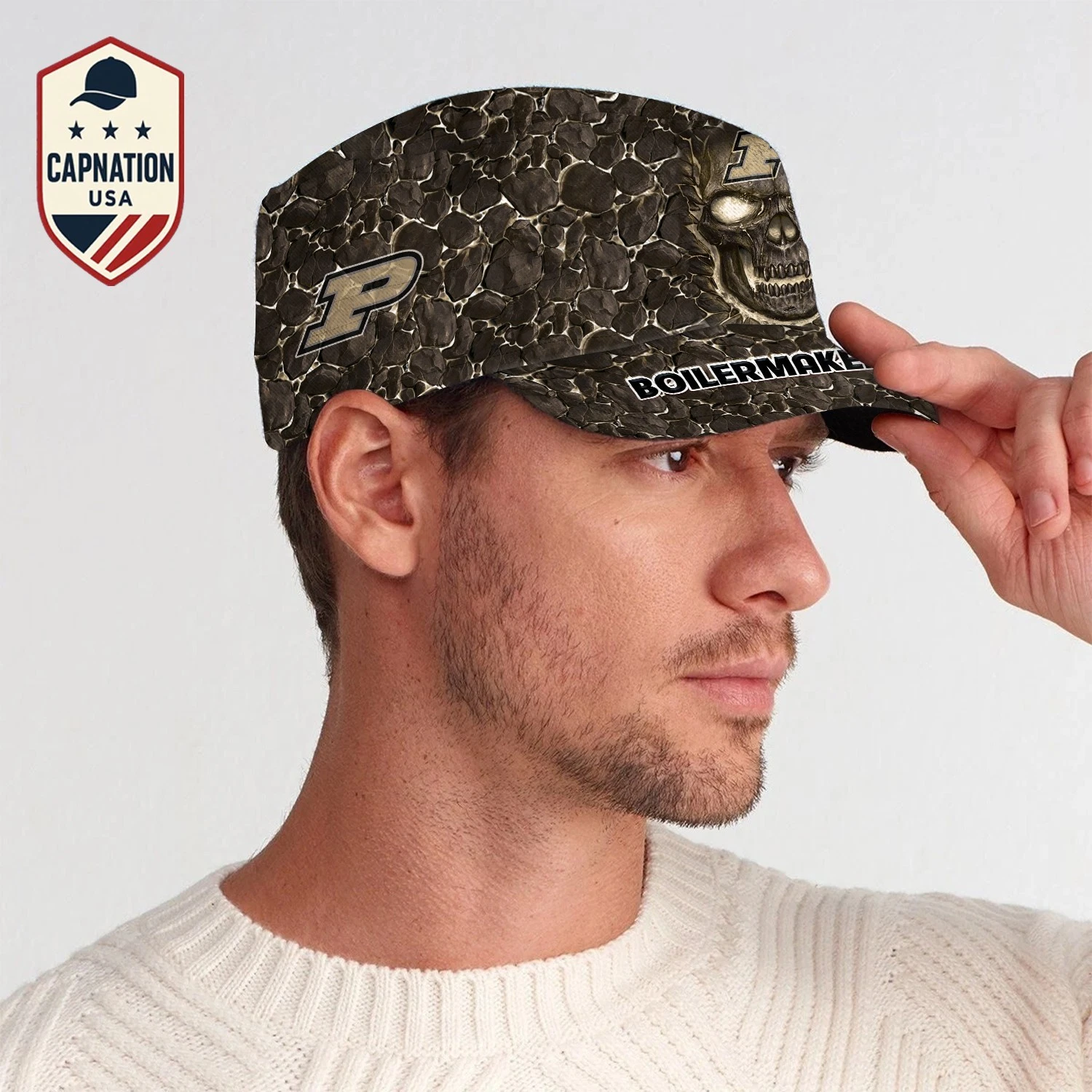 Purdue-Boilermakers Military Cap Trucker Hat Baseball Cap For Men