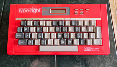 VTech Type-Right Interactive Electronic Learning Typing Keyboard Vintage 1985