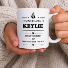 Keylie Personalised Name Mug Funny Birthday Gift for Her Coffee Cup