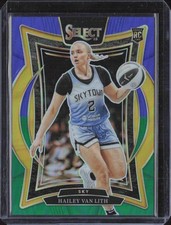 2025 Panini Select WNBA HAILEY VAN LITH BLUE GREEN PRIZM SKY SUN /349 #30