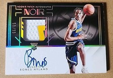 2021-22 Panini Noir RPA Color 69/99 Bones Hyland 3-color PATCH AUTO- AS IS READ!