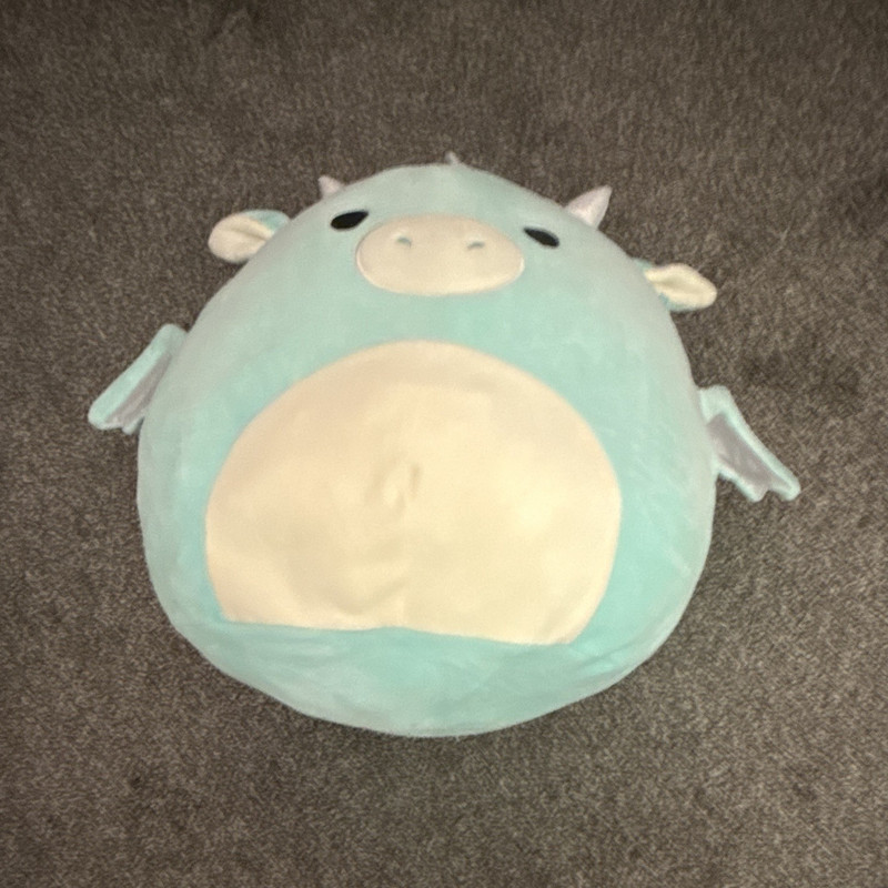 Squishmallows Blue Cow Plush Stuffed Animal Medium 2020 Retired