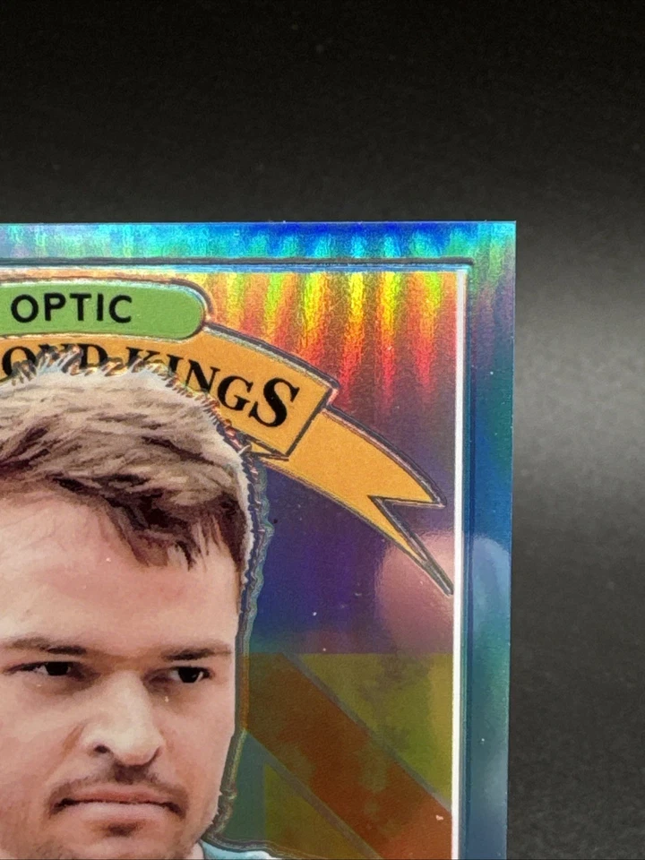 2019 Panini Donruss Optic Diamond Kings Trey Mancini #5 Carolina Blue Prizm /50 - Image 2 of 4