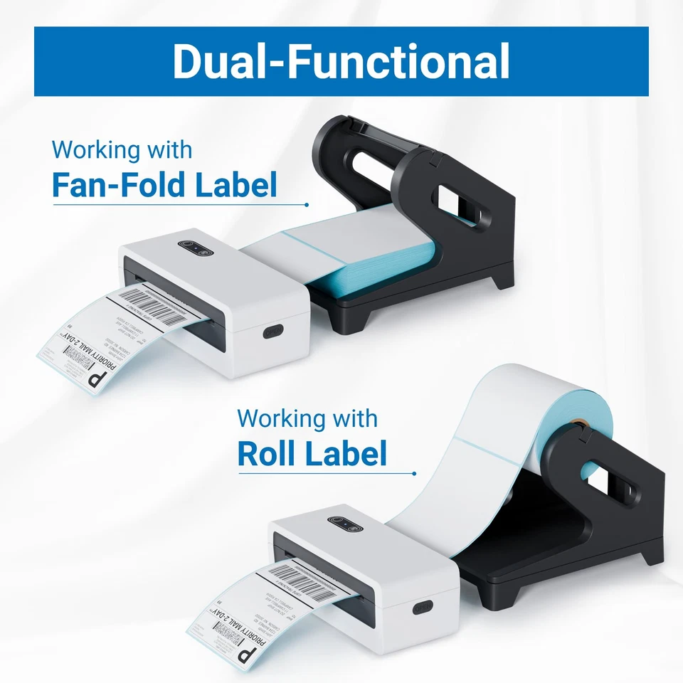 4x6 Label Holder - Thermal Label Holder for Rolls and Fan-Fold Labels - Work ... - Image 2 of 4
