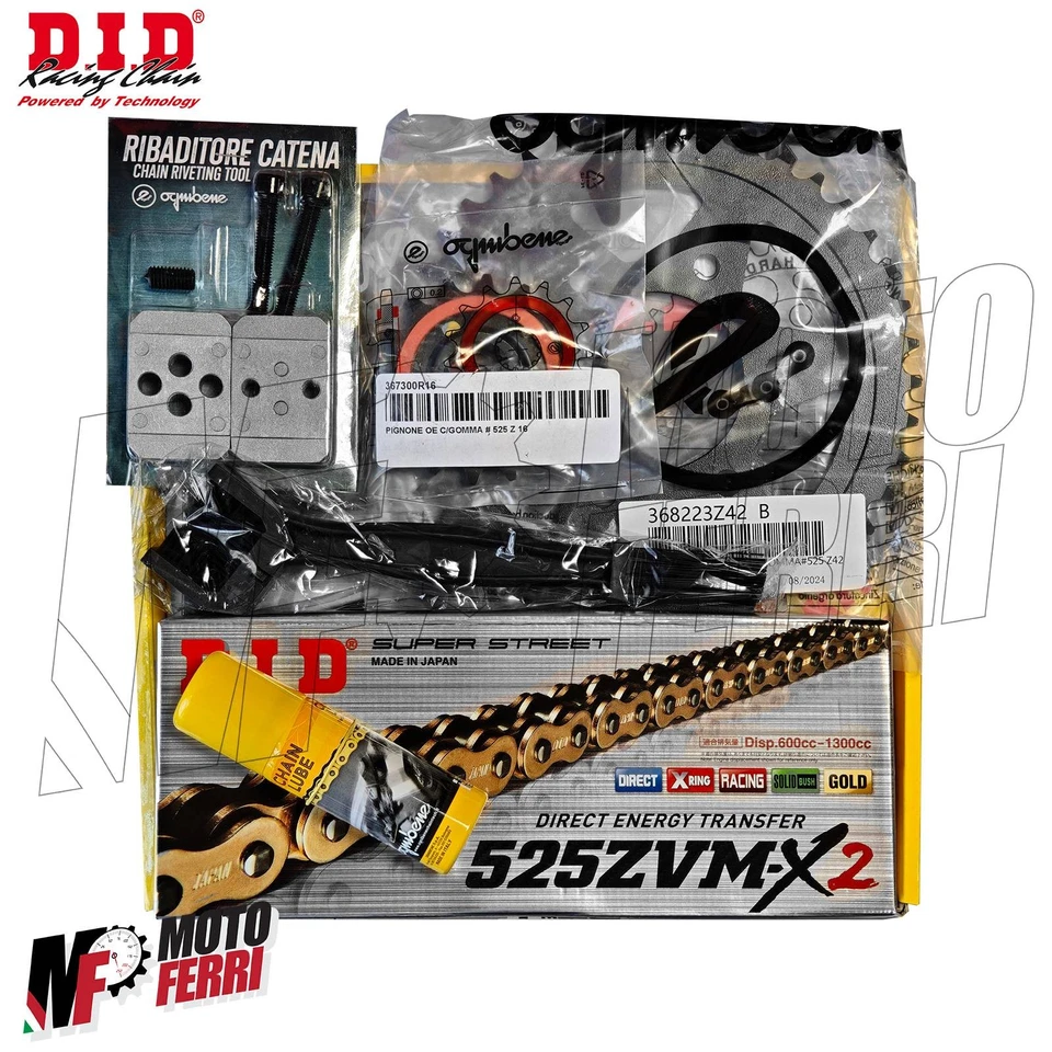 MF8868 Kit Trasmissione DID Ducati Multistrada V4 S Corona Pignone 2021 - 2025 - Immagine 2 di 4