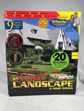 Punch Software Master Landscape Home Design Windows 95 98 2000 New