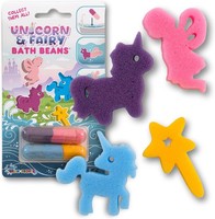 The Bean People Kids Bath Bombs with Surprise Toy Inside, Unicorn & Fairies Bat