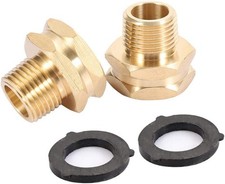 Garden Hose Adapter,3/4"Ght Female X 1/2" NPT Male Connector, Ght to NPT Adapter