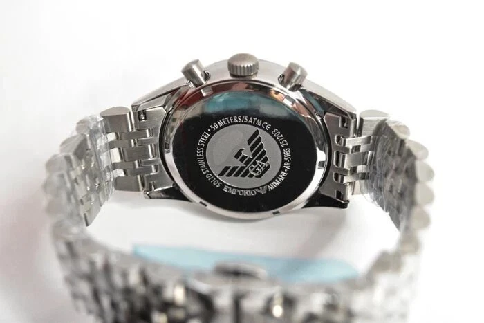 Orologio da uomo Emporio Armani Sportivo Cronografo Quadrante Nero | AR5983 - Immagine 3 di 4