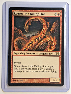 MTG Magic The Gathering CHK Champions Of Kamigawa #185 Ryusei The Falling Star