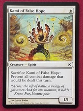 Magic The Gathering BETRAYERS OF KAMIGAWA KAMI OF FALSE HOPE white card MTG