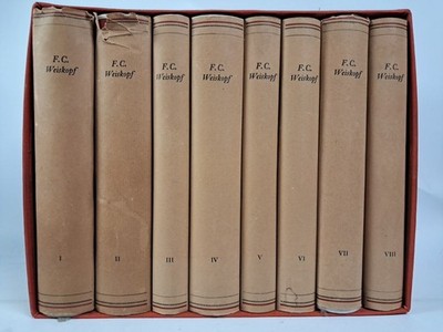 Buch: F. C. Weiskopf - Gesammelte Werke 1-8, 1960, Dietz Verlag, 8 Bände