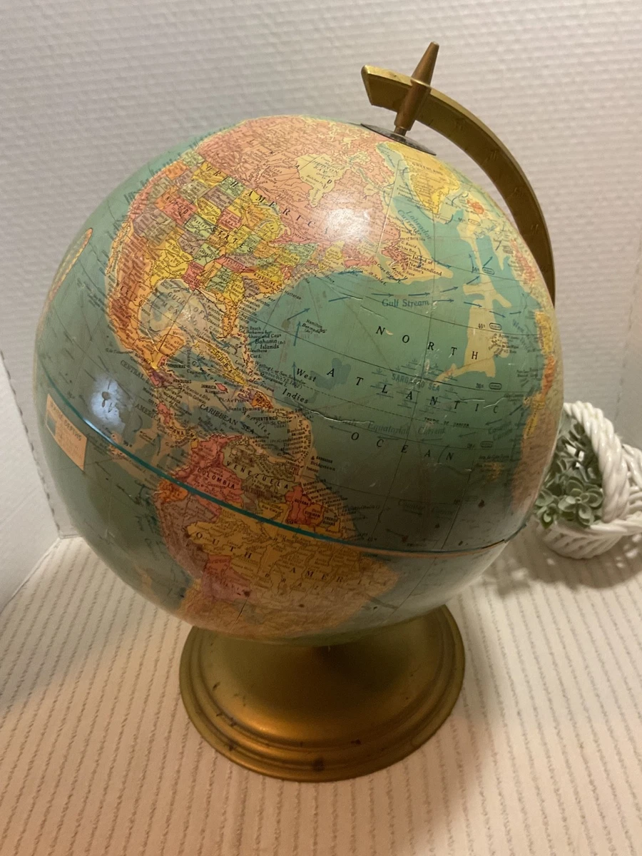 古董世界地球仪、天体地球仪旋转| eBay