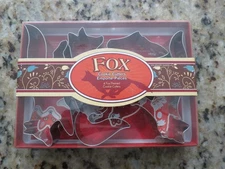 Fox Run Cookie Cutters 4 Fox Themed Shapes Metal New In Box