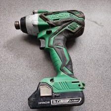 Hitachi 18V Cordless Impact Driver WH18DGL Drill Power Tool plus battery 3.0ah