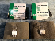 USHIO "EKD" HALOGEN LAMPS NEW OLD STOCK, 120 VOLTS, 650 WATTS 2 BULBS, PERFECT