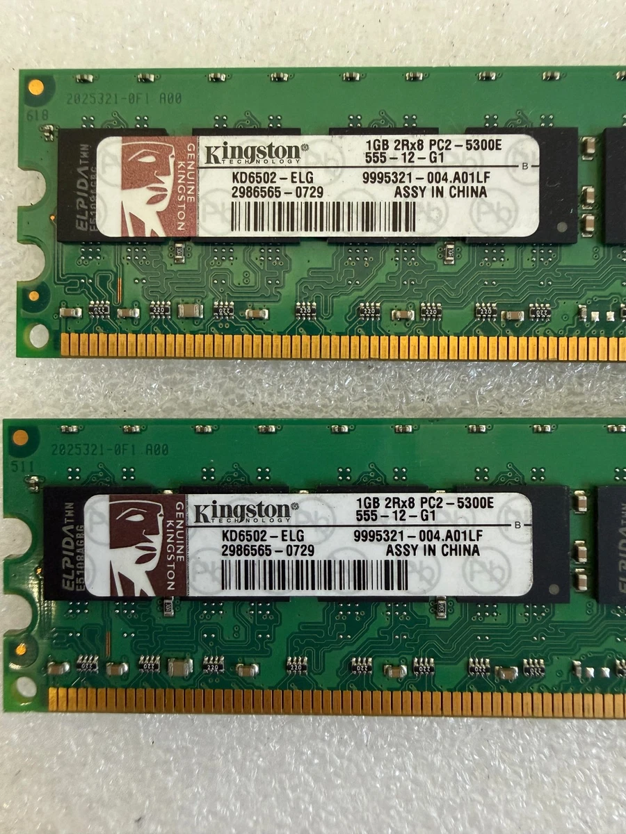 Ram PC Kingston 2GB DDR2-667Mhz PC2-5300 1.8V bảo hành 36 tháng
