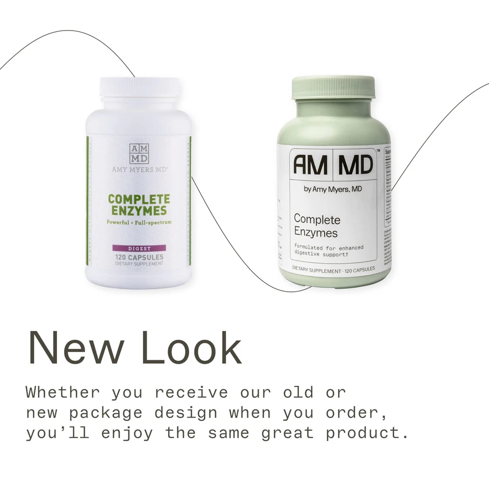 Amy Myers MD 消化酶消化辅助 - 19 种肠道健康酶... — 第 3/4 张图片