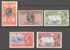 CAYMAN ISLANDS 1935 - 36 KING GEORGE V