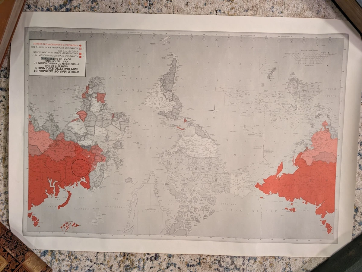 1980-1989 日期范围古董世界地图、地图册| eBay