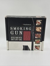 PolyScience The Smoking Gun Hand Held Culinary Food Smoker & Wood Chips New Open