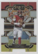 2023 Panini Select Concourse Red & Yellow Prizm Die-Cut Andre Jones #98 0fp5