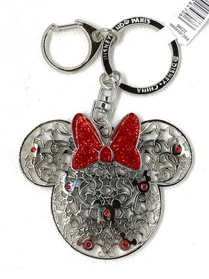 DISNEY Schlüsselanhänger MINNIE MOUSE Disneyland PARIS Disney Parks mit Straß - Bild 1 von 2