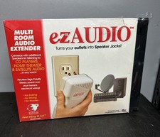NEW SEALED EZaudio Multi Room Audio Extender w/ Instructional VHS