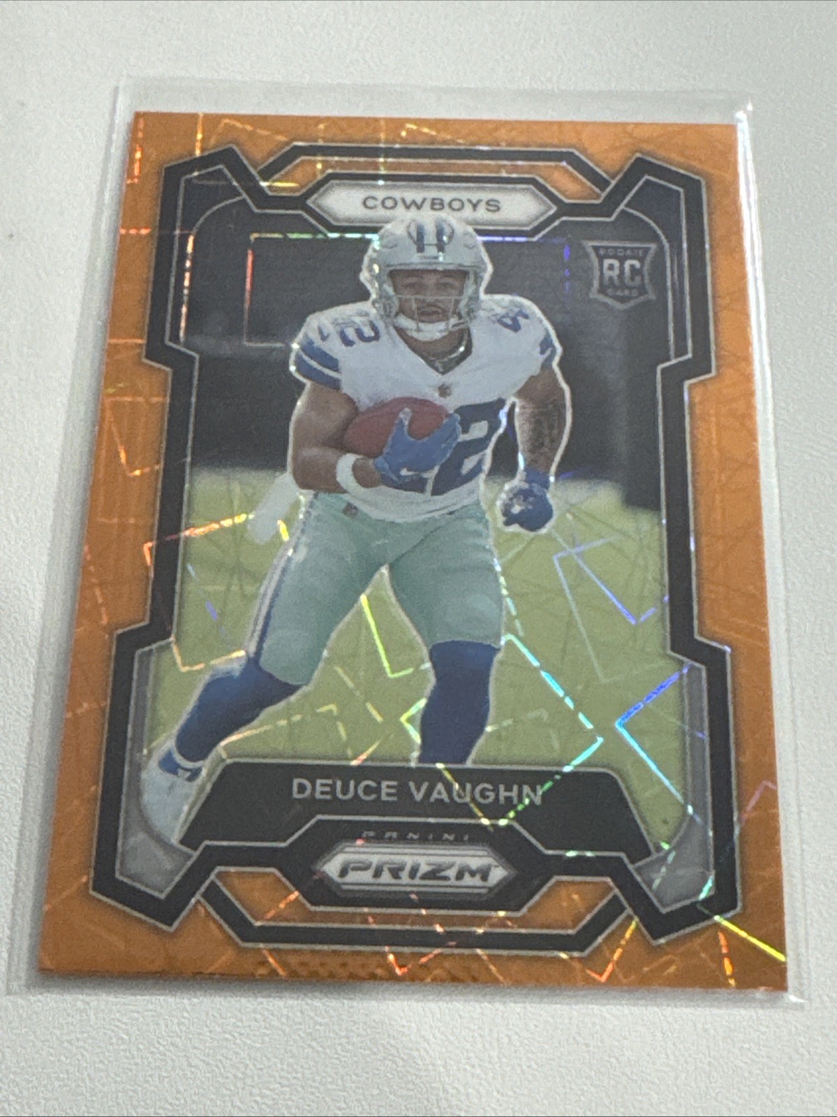 2023 Panini Prizm - Rookies Deuce Vaughn #324 Lazer Prizm (RC)