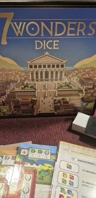 7 Wonders Dice - Brettspiel Roll & Write - Deutsche Ausgabe - Neu + OVP