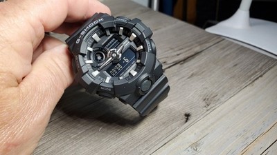 Casio G-SHOCK Illuminator Shock Resist Stopwatch Timer Alarm GA700-1B Mens Watch