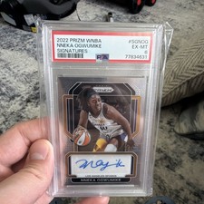 2022 Prizm WNBA Nneka Ogwumike Signature Auto PSA 6