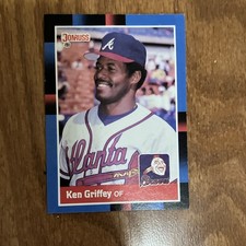 Donruss 1988 Ken Griffey Sr. #202 Last Line Begins with Star Braves