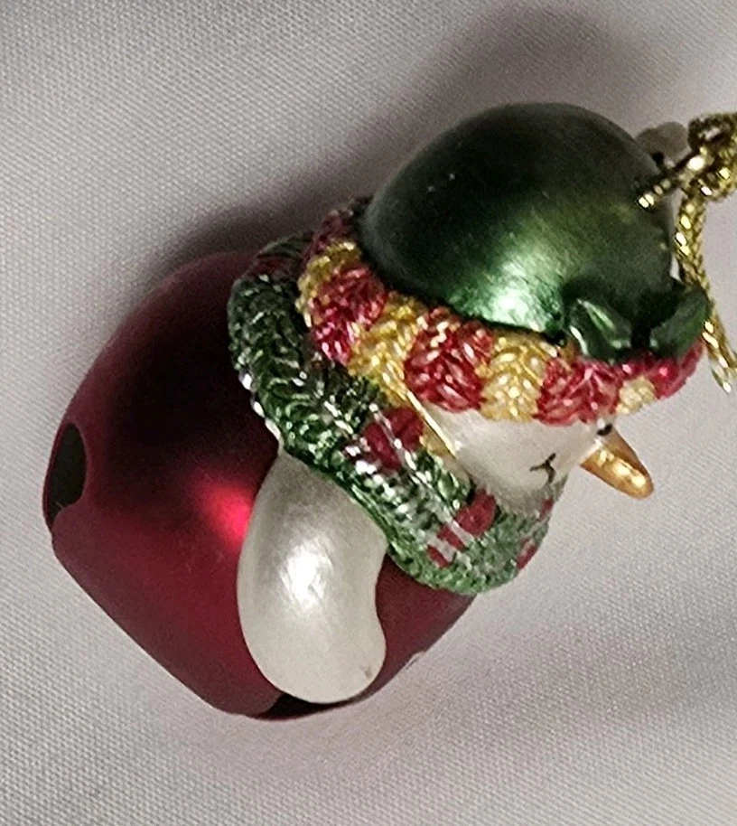 Ganz Jingle Bell девочка снеговик Рождественское украшение имя предварительно персонализированный - * выбор * - Изображение 4 из 4