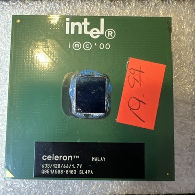 Intel Celeron 633 Socket 370 CPU 633/128/66/1.7v CPU Processor SL4PA