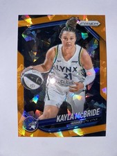 2025 Panini Prizm WNBA Kayla McBride Lynx Orange Cracked Ice Prizm #45