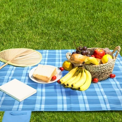 FEMOR Picknickdecke waschbar 300x300 cm XXL wasserdicht Decke Campingdecke Reisedeck